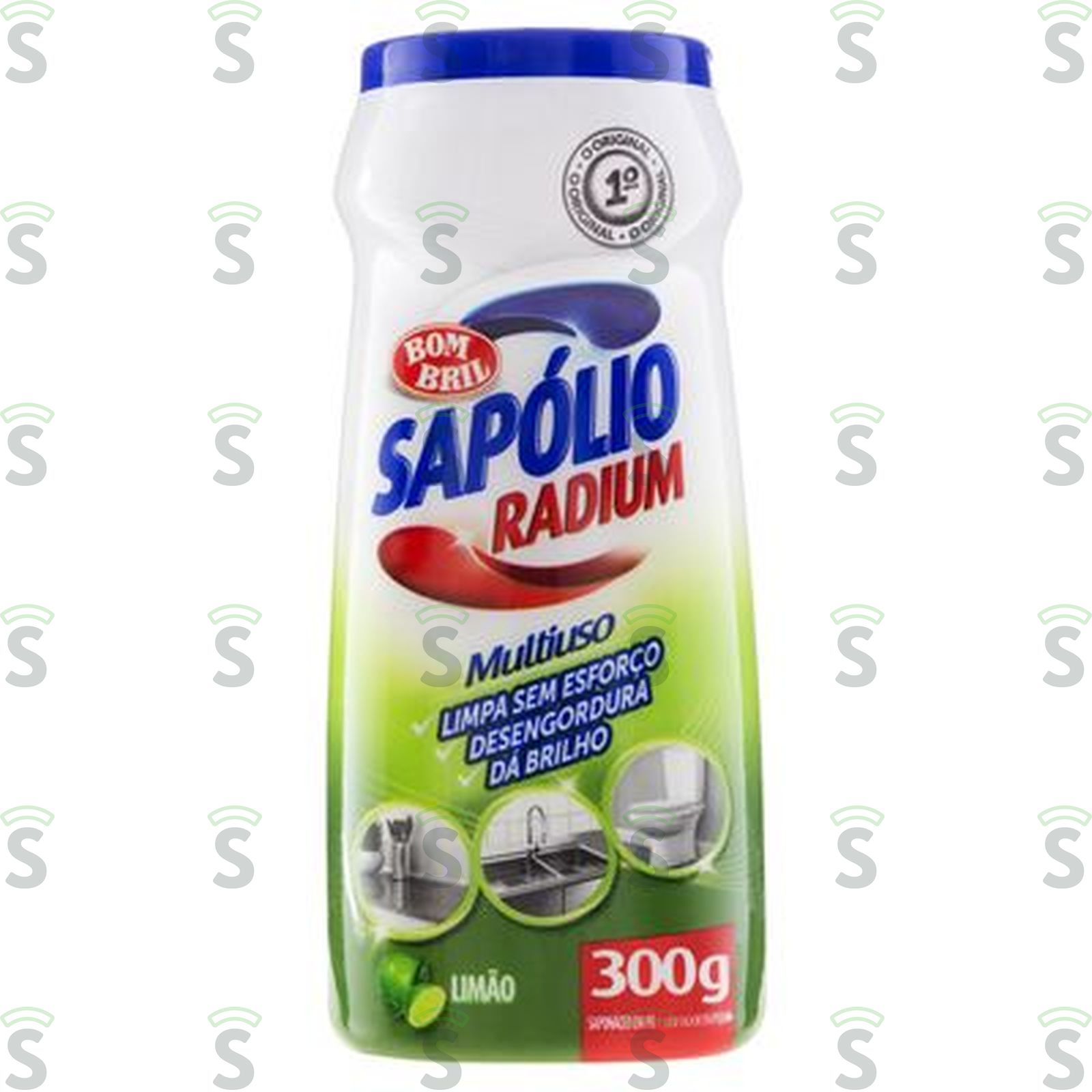 Saponáceo Pó Multiuso Sapólio Radium Limão Frasco 300gr