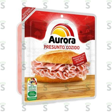  Aurora-presunto Fatiado 180g Cozido