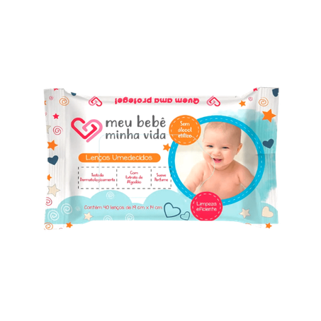 Lenço Umedecido Meu Bebê 40un 
 
