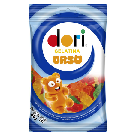 Bala Dori 60g - Gelatina - Urso