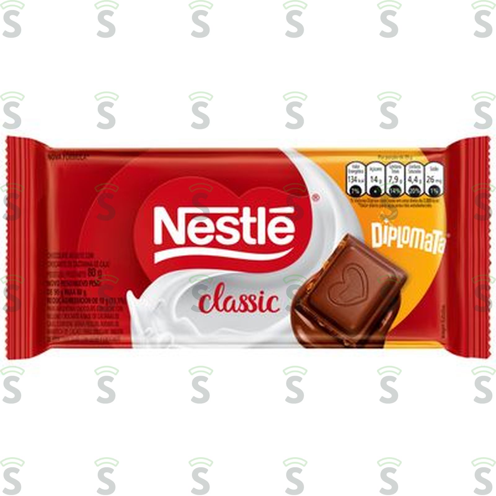 Nestle-chocolate 80g classic diplomata