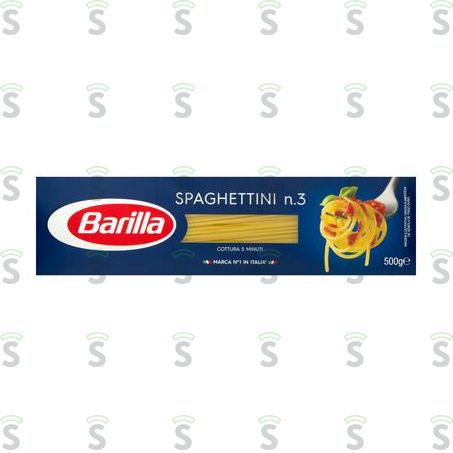  Massa Barilla Spaghetti N3 g Duro 500g