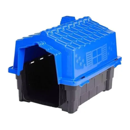 Casa Pet Injet Dog House Evo Eco Colors Azul N°1