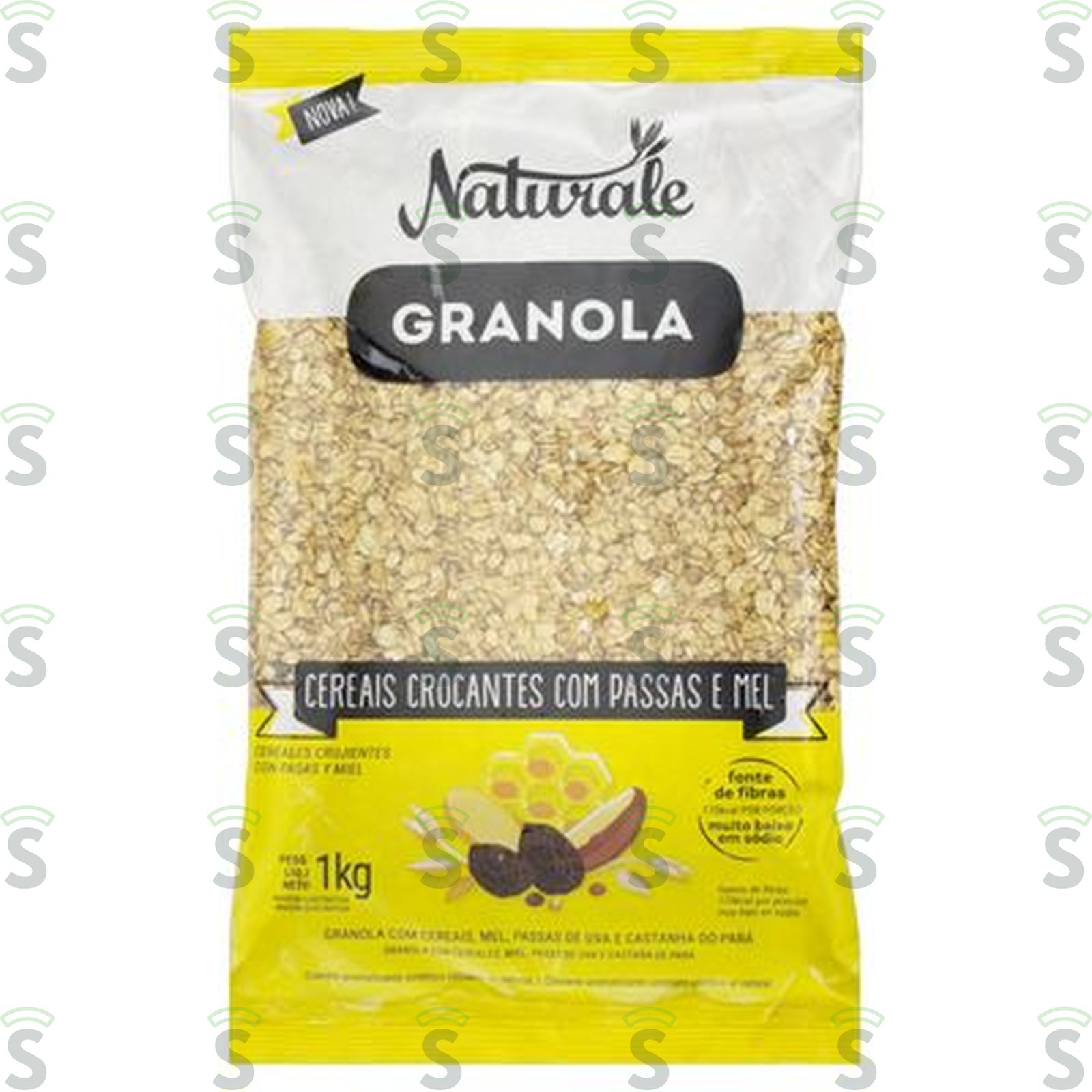 Granola Naturale Passas E Mel Embalagem 1KG