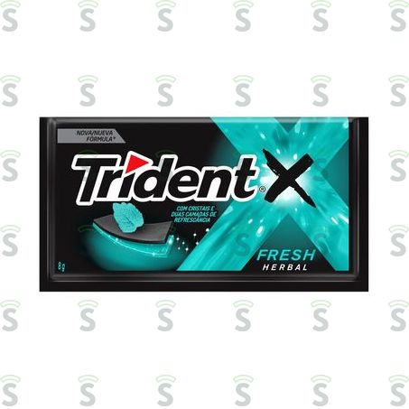  Goma de Mascar Herbal Trident Xfresh Envelope 5 Unidades 8g