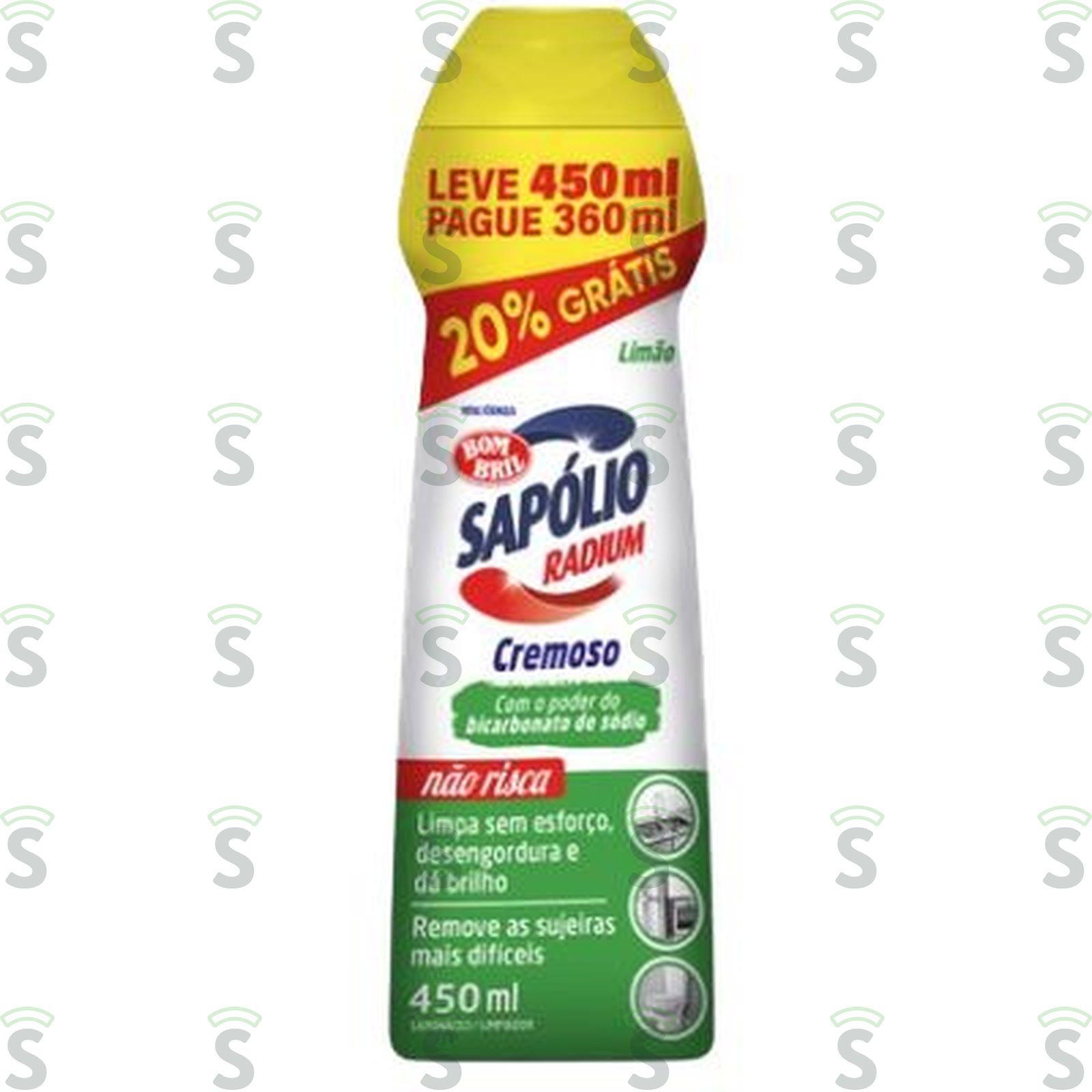 SAPOLIO RADIUM CRE 450ML LIMAO PROMO