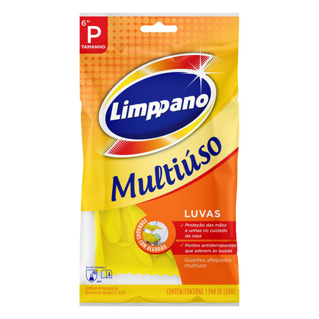 Luva Multiuso Limppano Tam. P