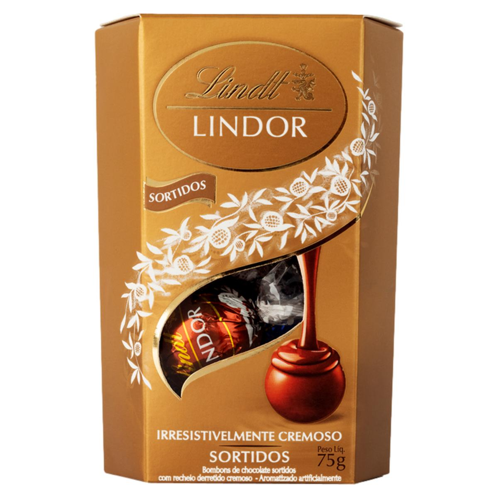 CHOC.LINDT LINDOR SORT.75G