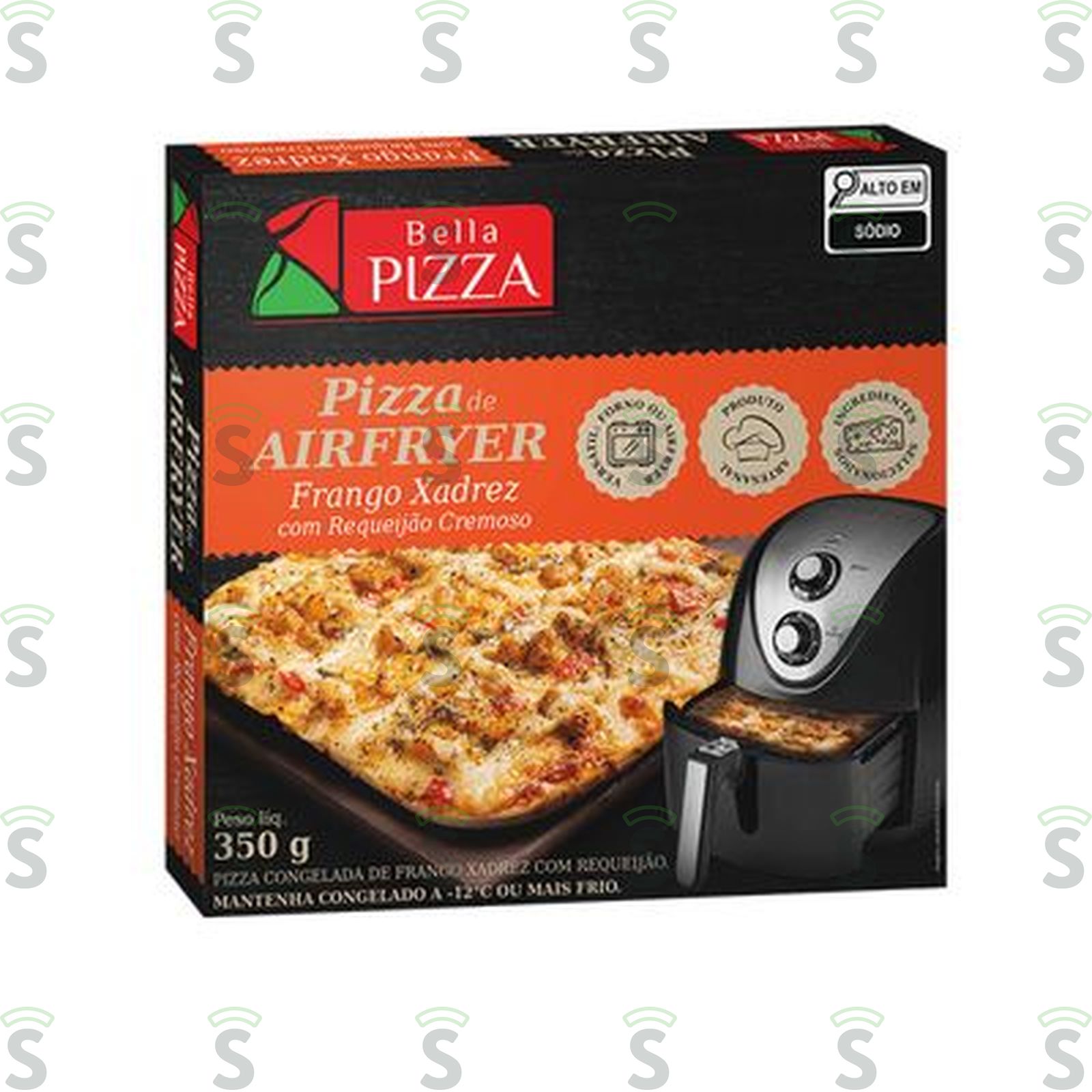 BELLA PIZZA AIR FRYER 350G FGO XADREZ
