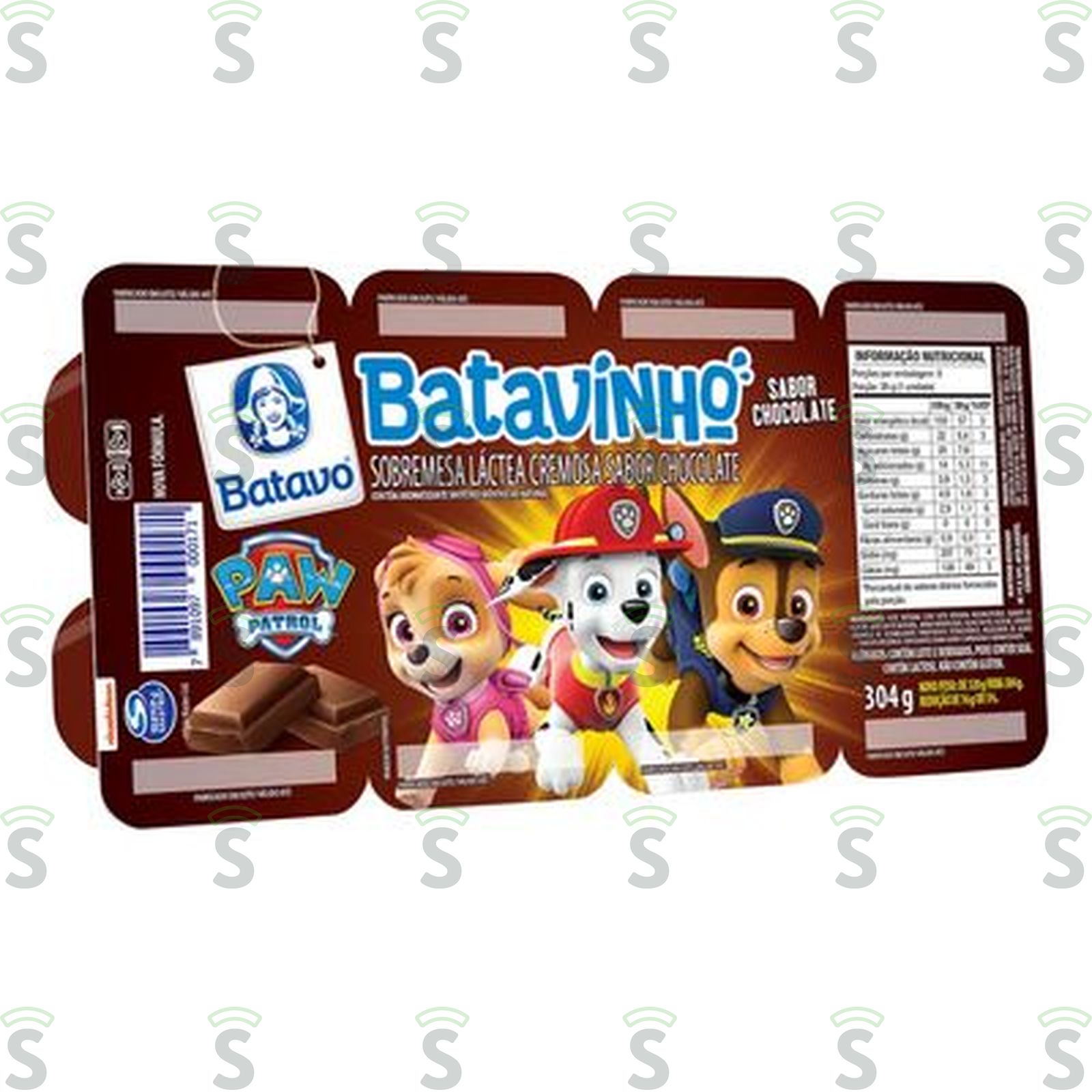 Sobremesa Cremosa Batavo Batavinho Chocolate Embalagem 360G