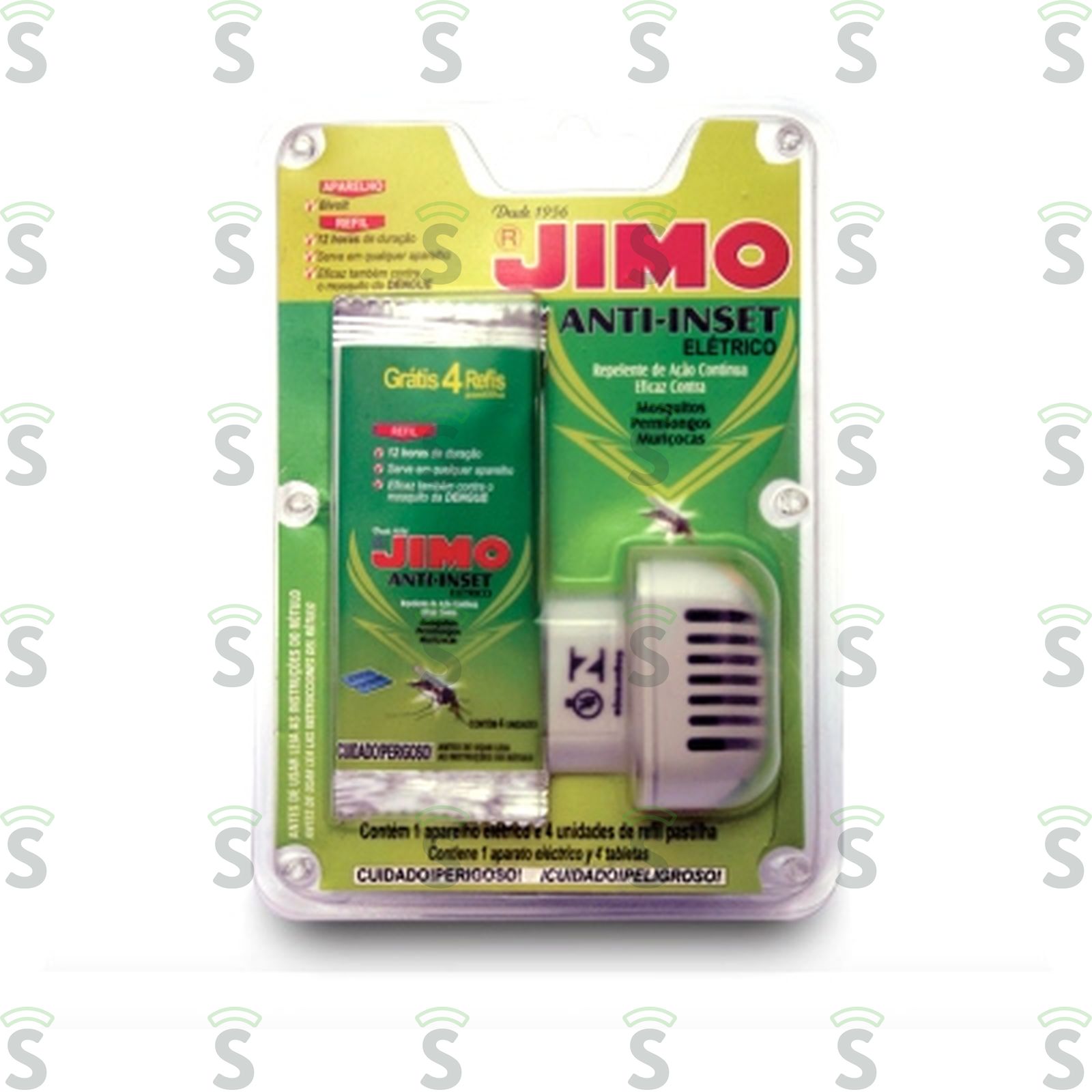 Inseticida Jimo Aparelho Bivolt + Refil 4UN