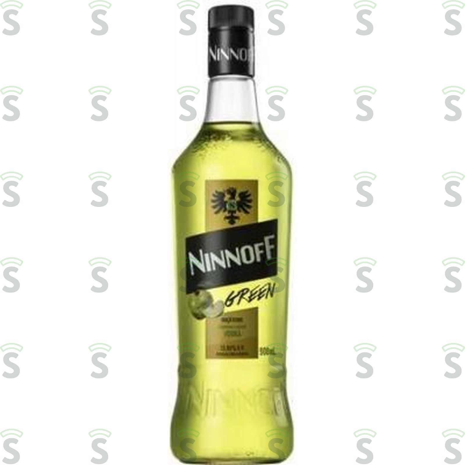 Ninnoff-vodka 900ml green maca verde