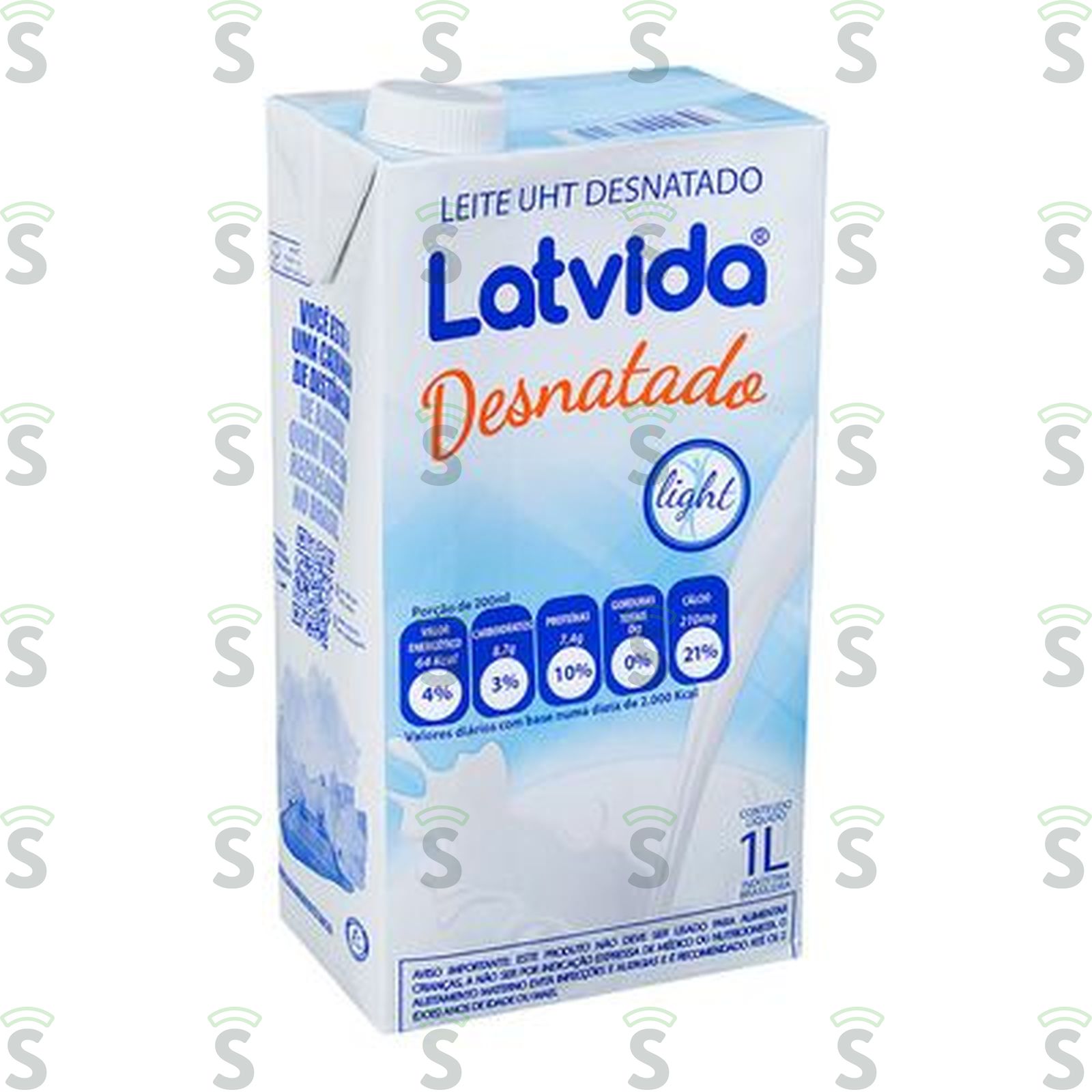 Leite Desnatado Latvida Longa Vidaitro 1LT