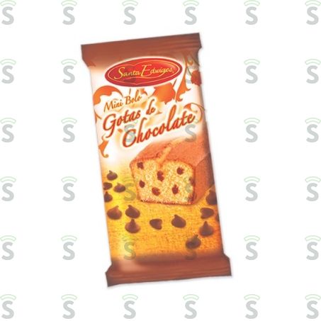  Bolo Santa Edwiges Baunilha Chocolate Unidade 40g