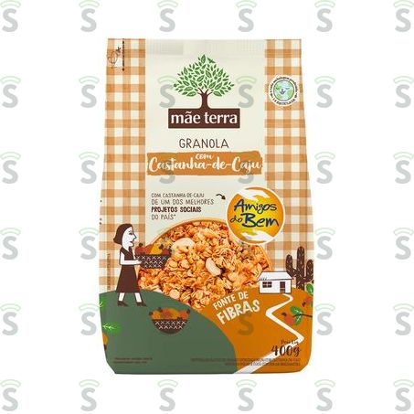  Mae Terra-granola 400g Castanha Caju