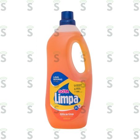  Lava Roupas Gota Limpa Glicerina 2lt