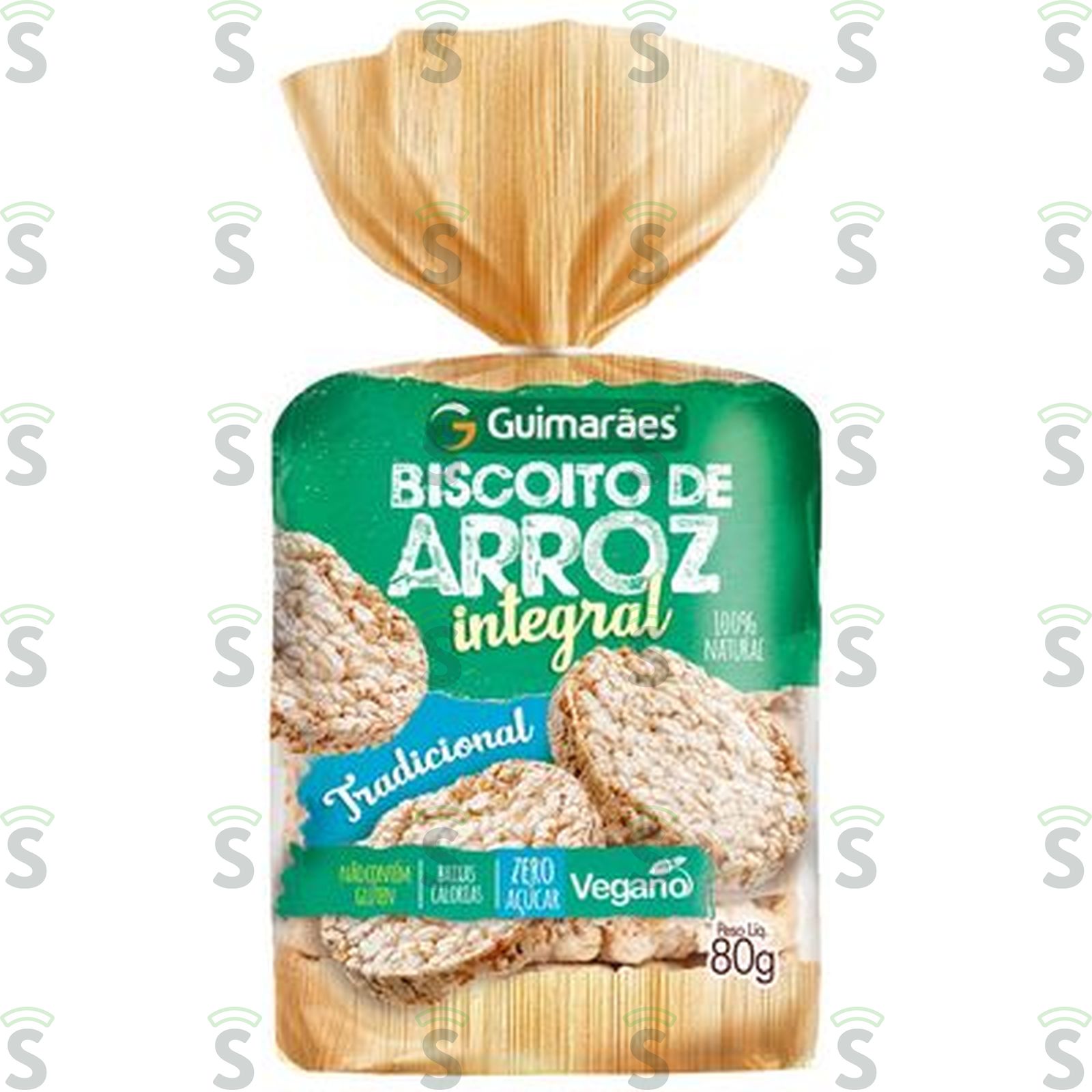BISC DE ARROZ GUIMARAES 80G TRADICIONAL
