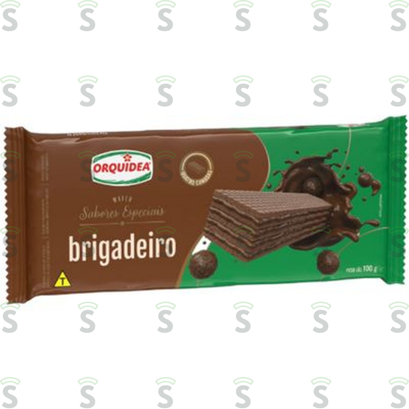 Orquidea-wafer 100g brigadeiro