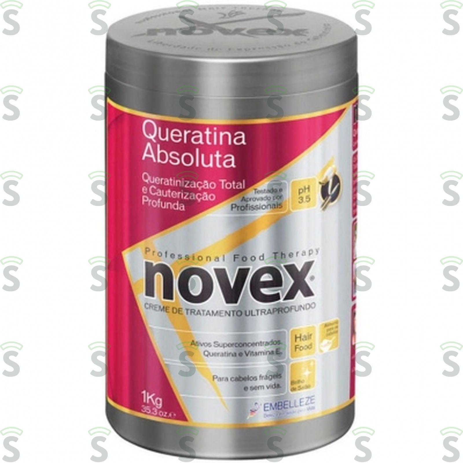 Novex-creme trat.1kg queratina absoluta