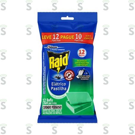  Raid-eletrico Pastilha Lv12 Pg10 Eucalip