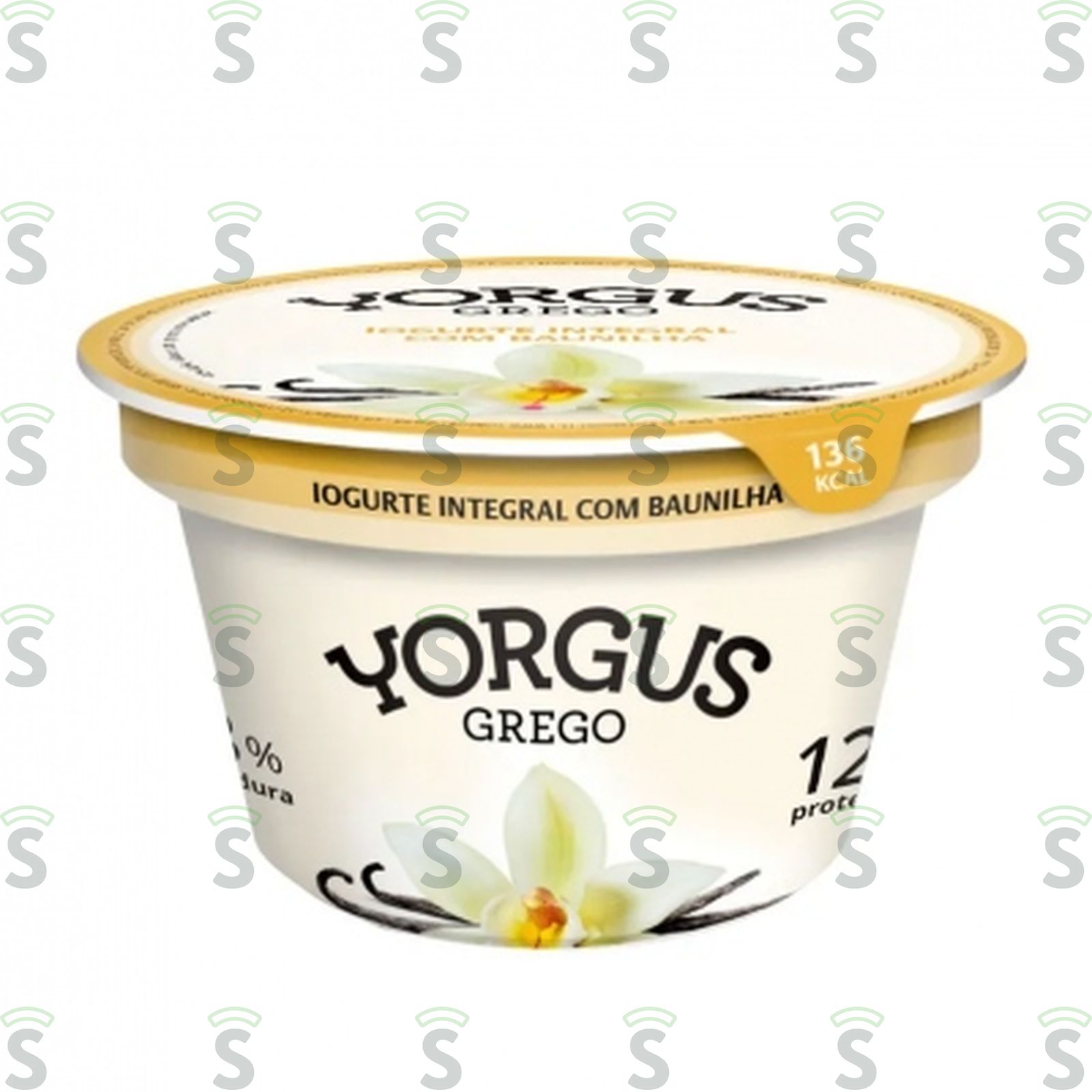 Iogurte Grego Yorgus Integral com Baunilha Pote 130G