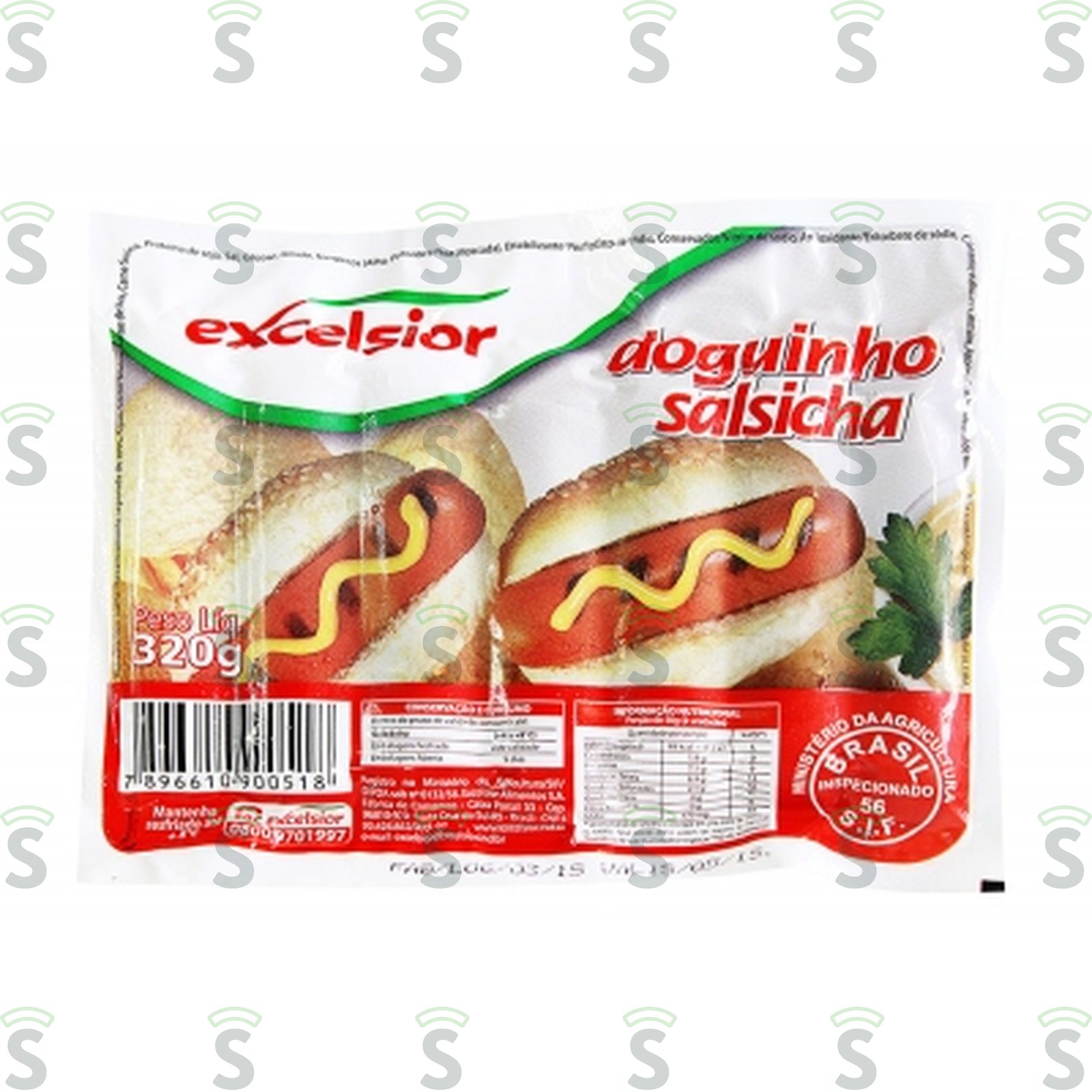Salsicha Excelsior Doguinho Embalagem 320G