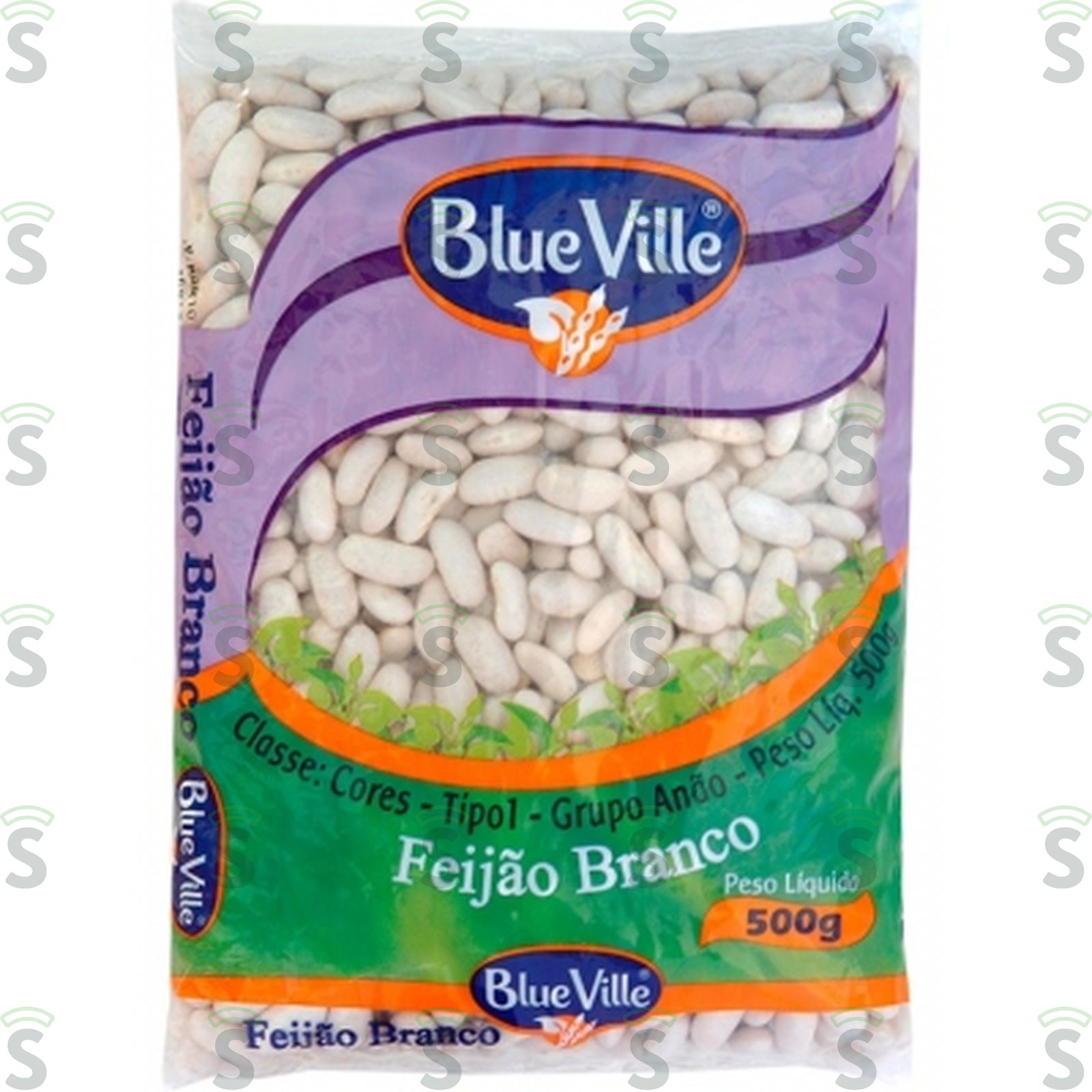 Feijao branco blue ville t1 500g
