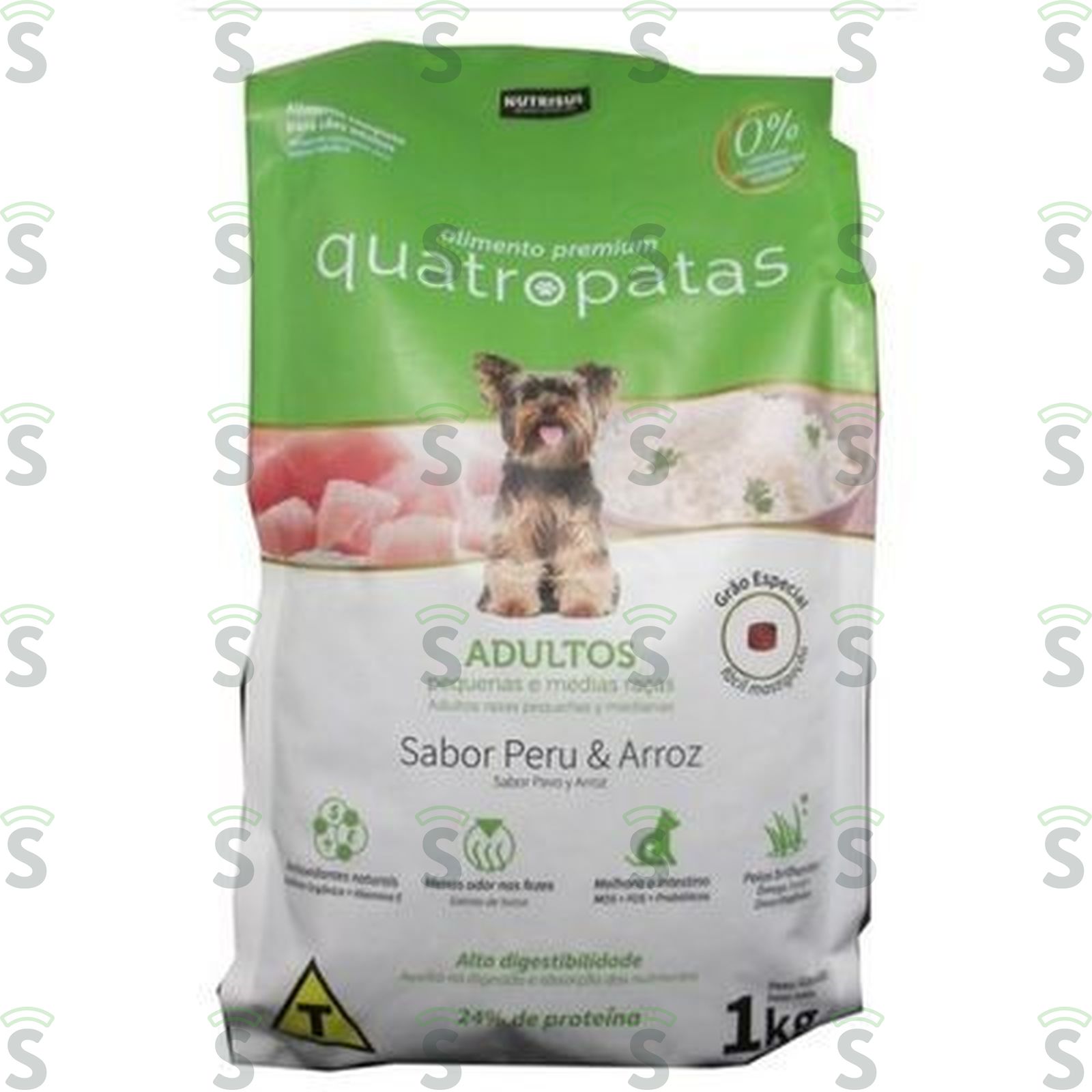 Racao 4 Patas Dog Adulto Raça Pequenas/médias 1KG