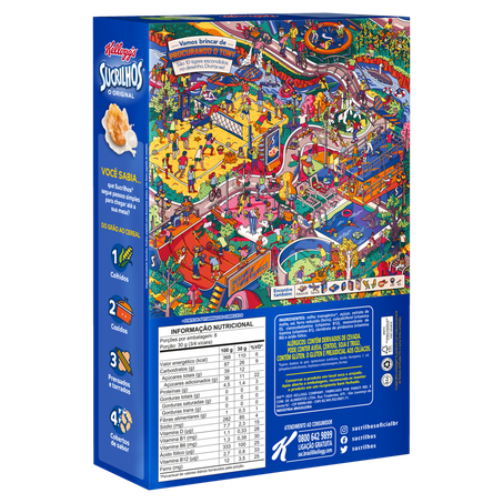 Cereal Kelloggs Sucrilhos Original Caixa Leve 240g Pague 200g 
  360-1