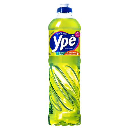 Detergente Líquido Ypê 500ml - Capim-limão