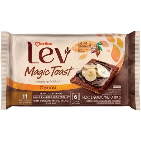 TORRADA MARILAN LEV MAGIC TOAST CACAU 110G