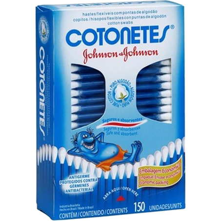 Hastes Flexíveis Cotonetes Com 150