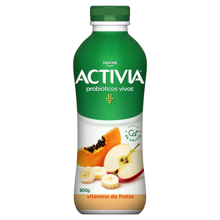 Leite Fermentado Activia 800g - Vitamina de Frutas