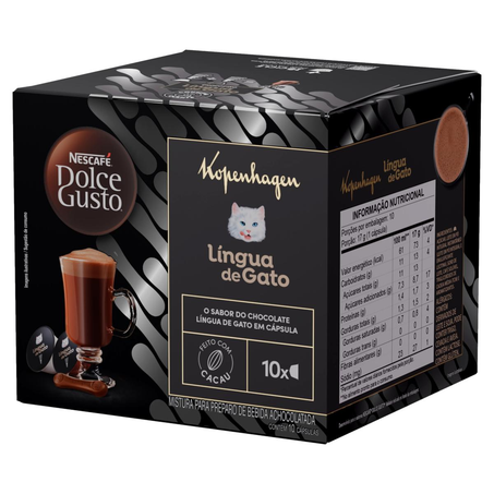 Cápsula Dolce Gusto 162g - Kopenhagen - Língua de Gato