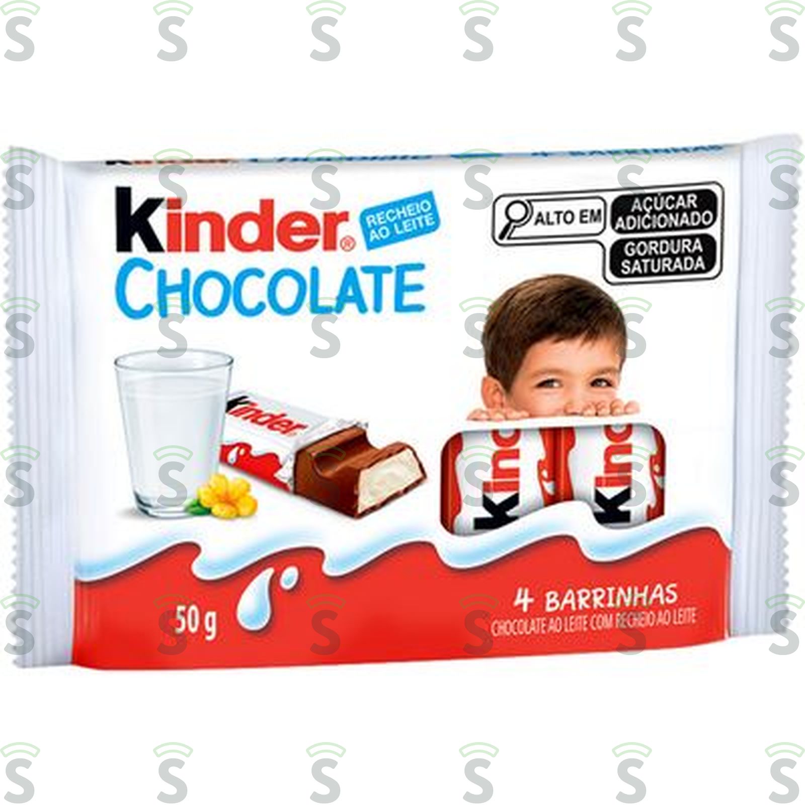 Kinder-chocolate 50g c/4 barras