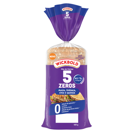 PÃO WICKBOLD ZERO 5 GRÃOS 400G