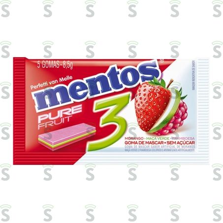  Mentos-goma Mascar 8.5g Mor Maca v Framb