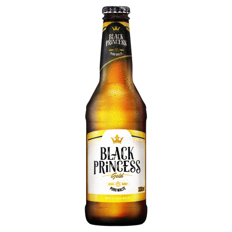 Cerveja Black Princess 330ml - Gold - Long Neck