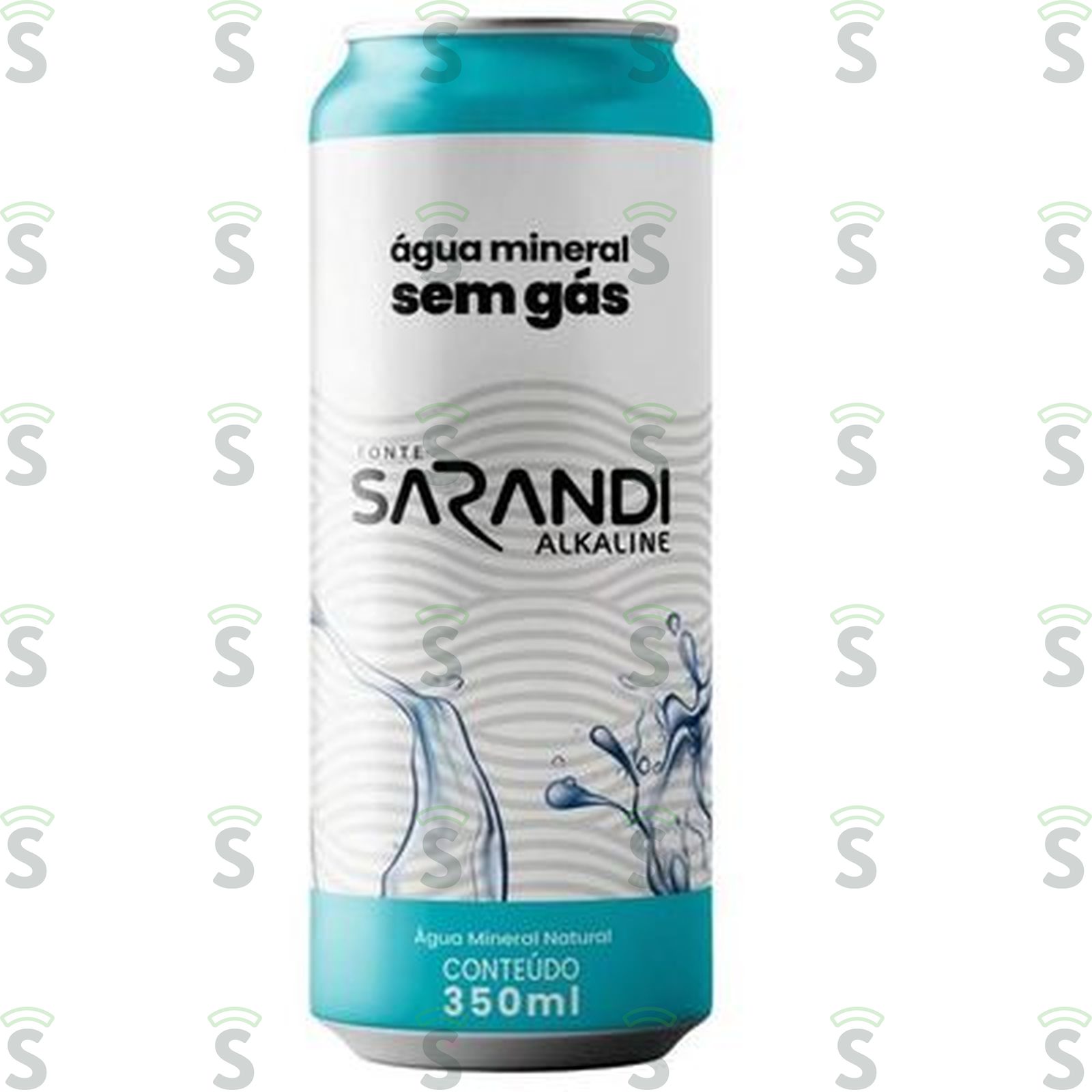 Água Mineral Sarandi Natural sem Gás Lata 350ml