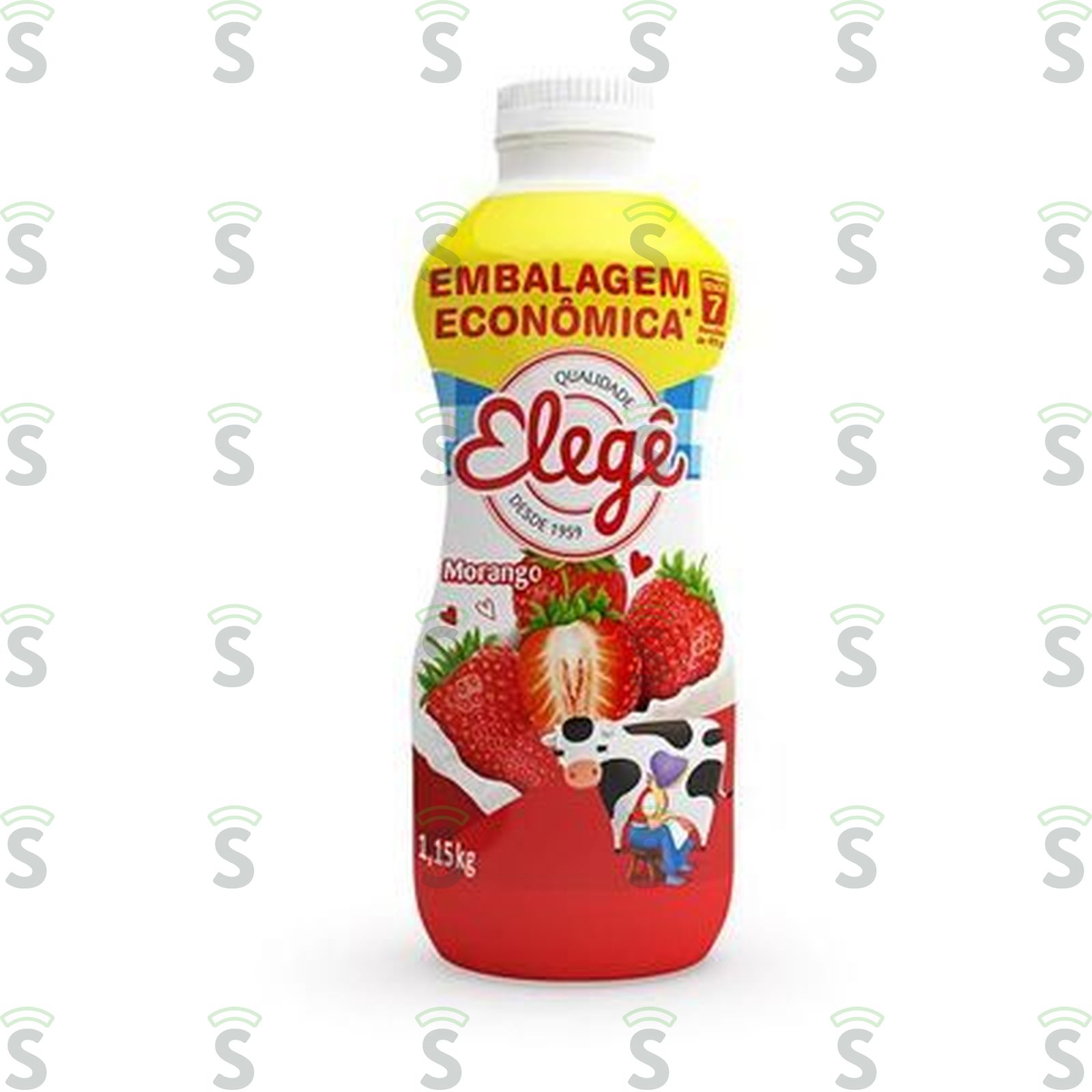 Elege-bebida lactea 1250g morango