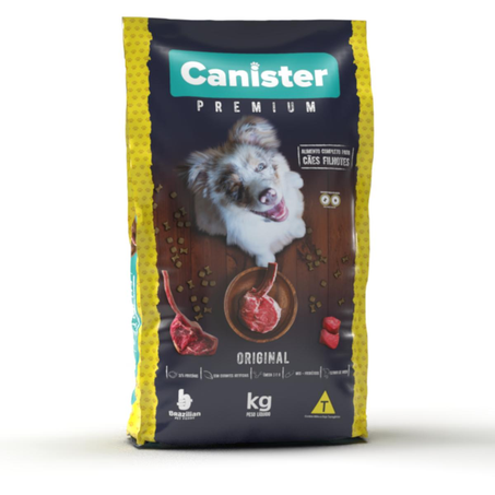 Ração Canister 1kg - Filhotes - Original