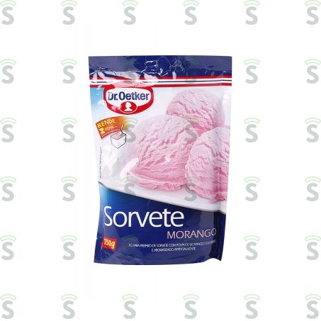  Oetker-po Para Sorvete 150g Morango