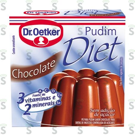  Pó Para Pudim Dr Oetker Chocolate Diet Caixa 30gr