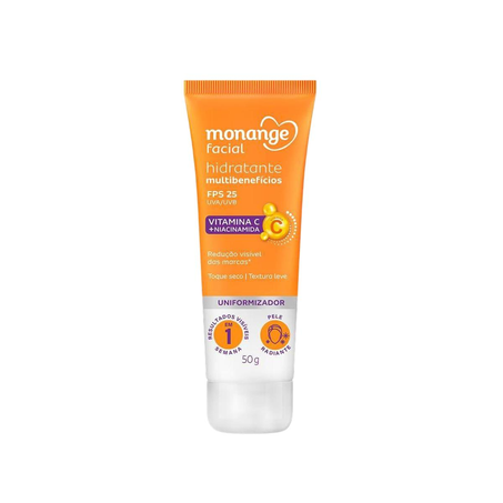 Creme Facial Monange 50g - Vitamina C - FPS 25