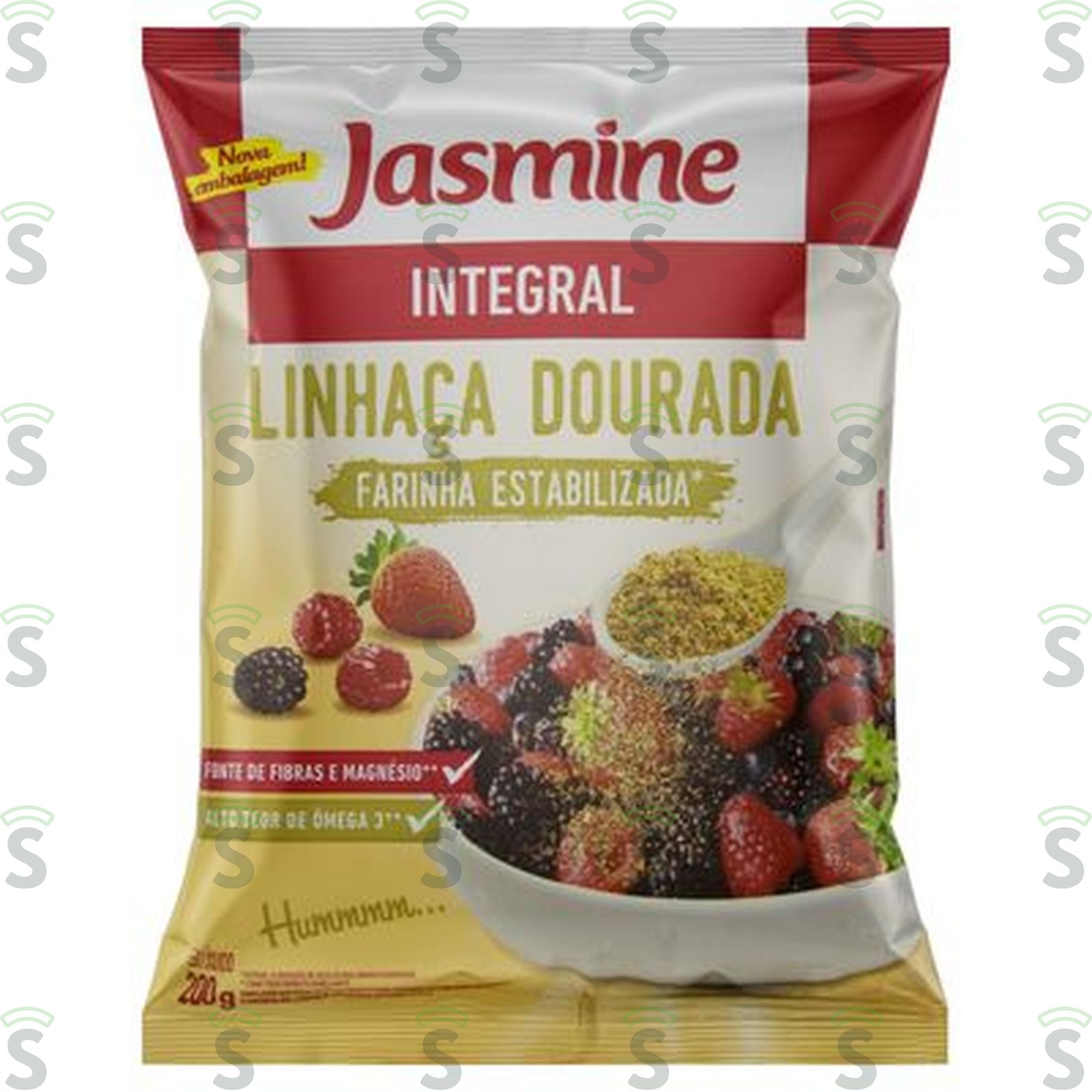 Farinha linhaca jasmine dourada 200g