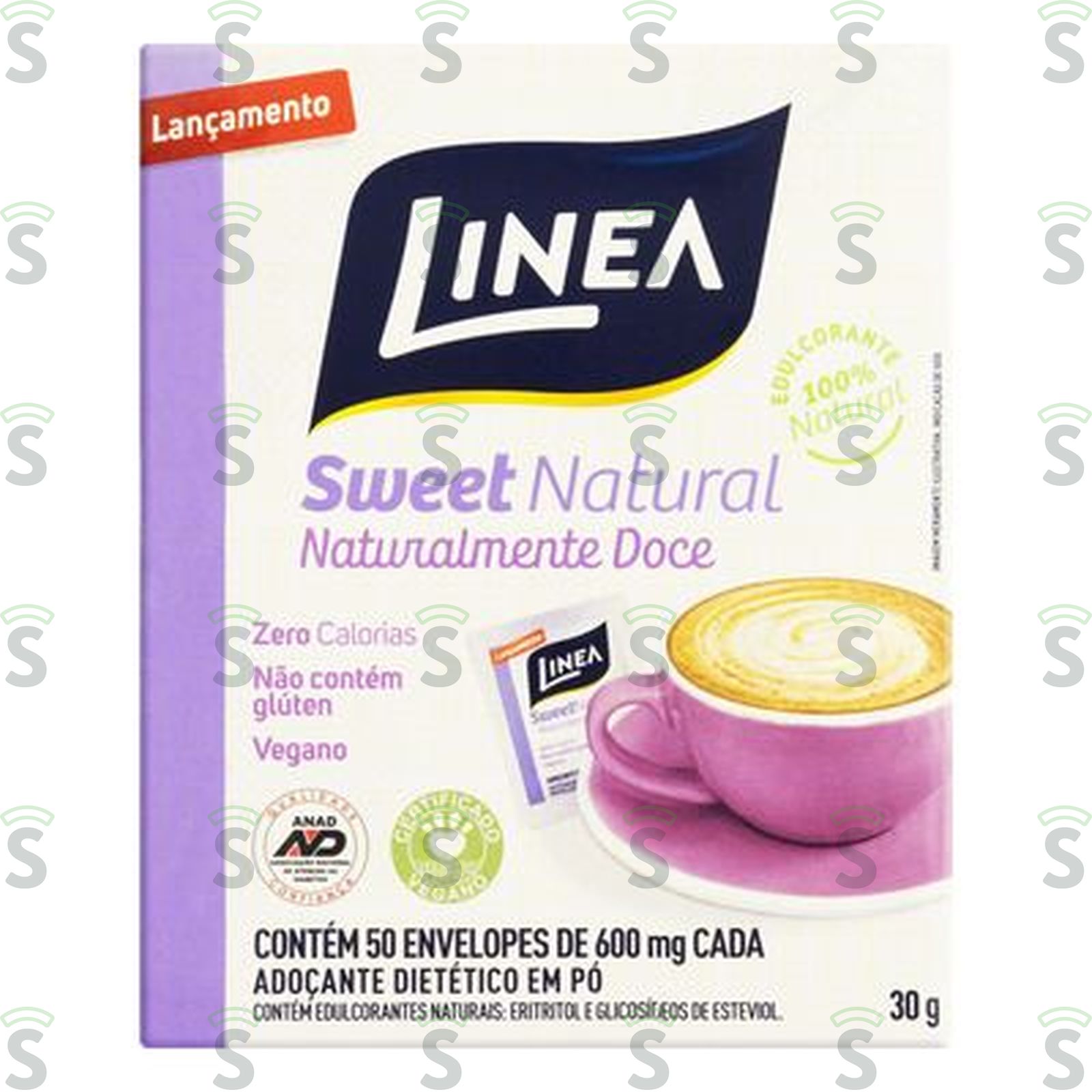 Adoçante em Pó Linea Sweet Natural Caixa 50 Unidades 30G