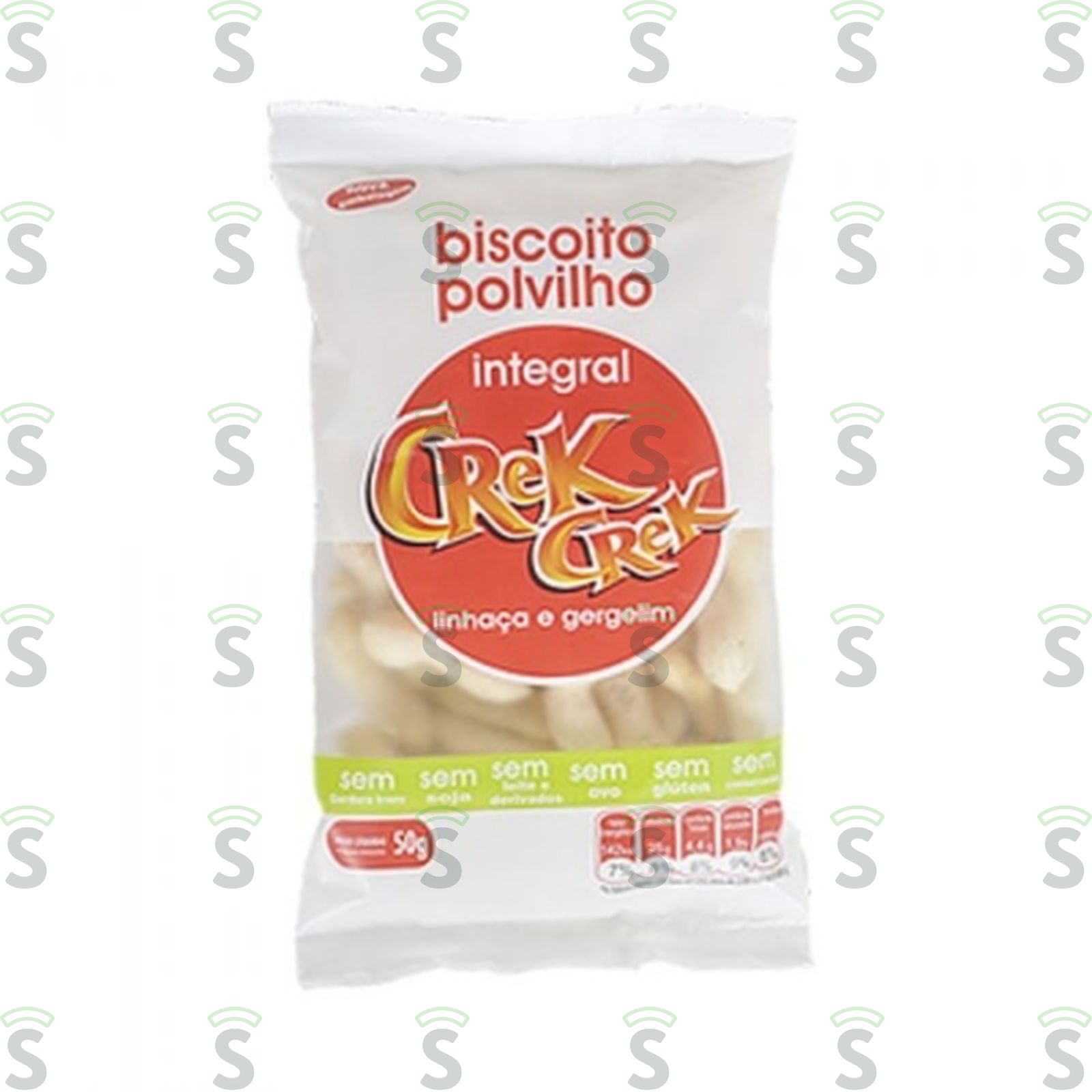Biscoito Polvilho Linhaca E Gergelim 50G