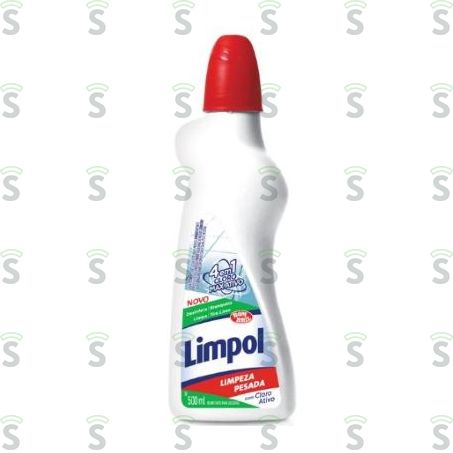  Limpador Limpol Limpeza Pesada Cloro Max Embalagem 500ml