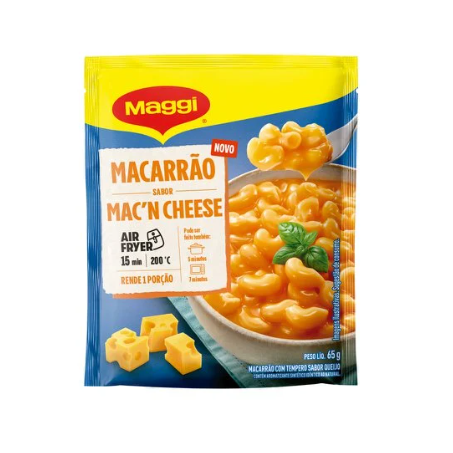 Macarrão maggi air fryer 65g mac n cheese