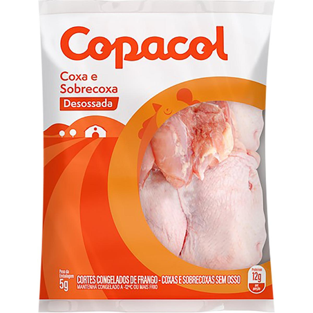 Filé de Coxa com Sobrecoxa de Frango Copacol Congelado - Com Pele Kg